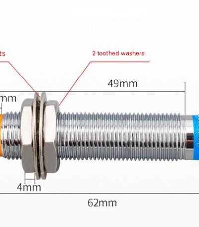 LJ12A3-4-Z/BX Inductive Proximity Sensor – 3-Wire, NPN NO